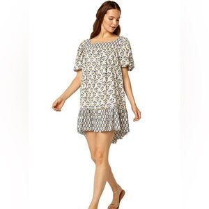 NWT Misa Georgia Dress XS in blue white floral print